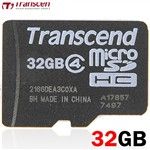 (TRANSCEND) 32GB TF Card Micro SDHC Class 4 T Flash Card