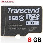 Transcend 8GB TF Card Micro SDHC T Flash