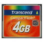 4 GB Genuine Transcend 133X. Memória Cartão CF ATS133XCF4G